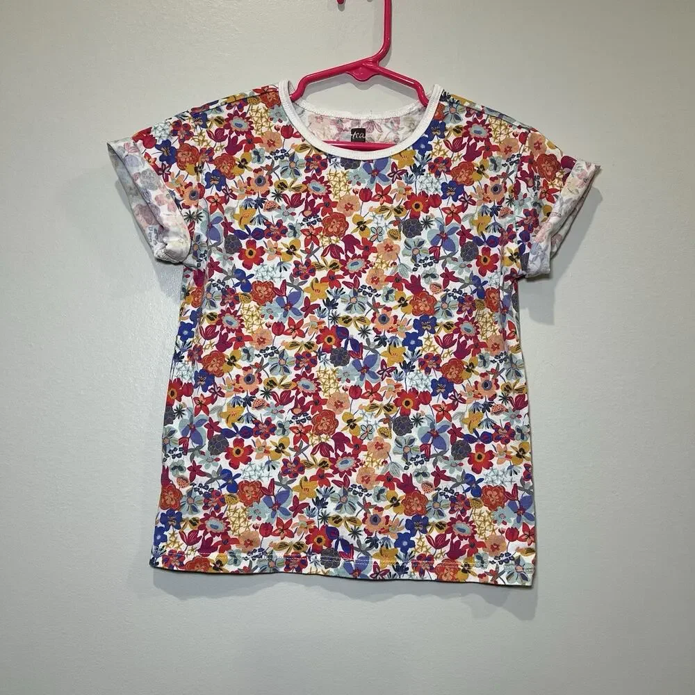 Lot Of Four Girls Floral Colorful Mixed Brand Size 5-6‎ Tops And Shorts Tea RB